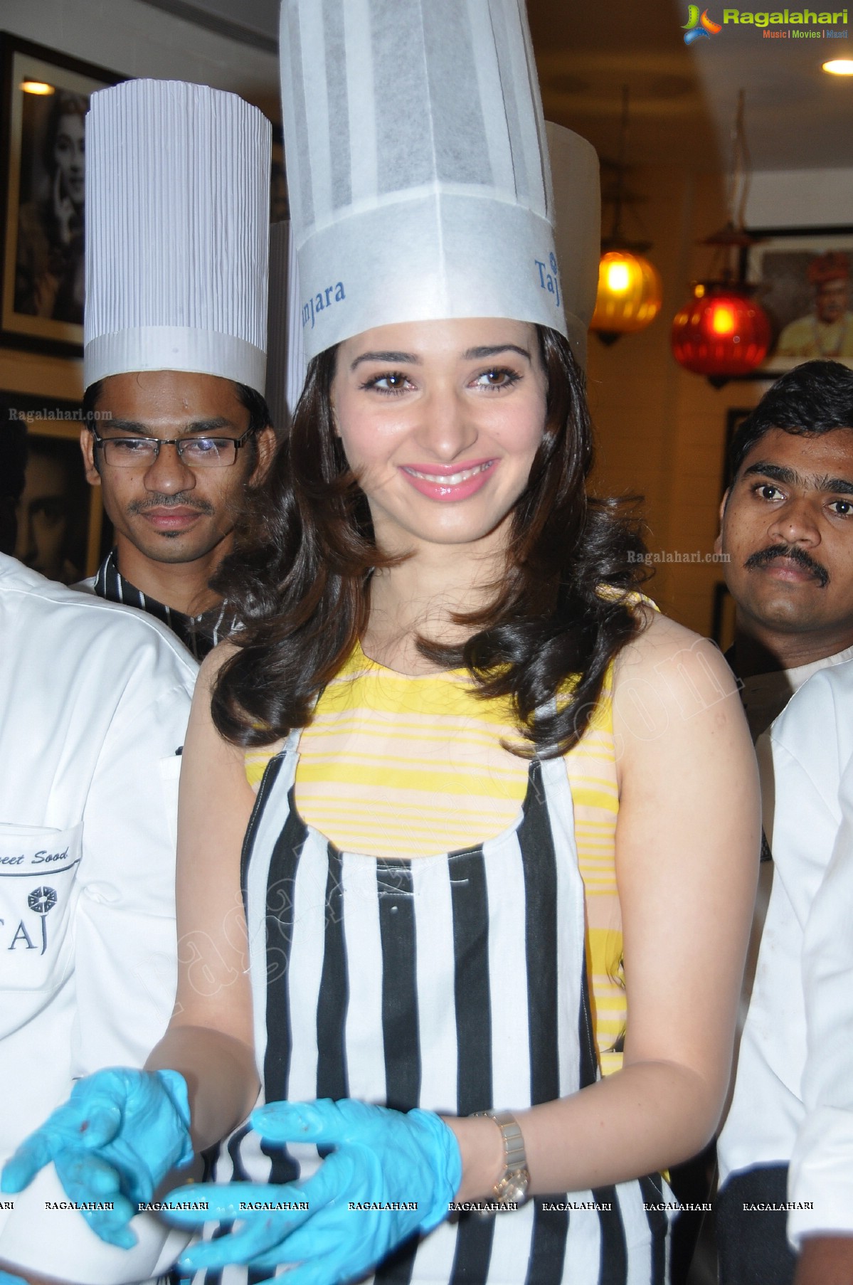 Tamannaah participates in Cake Mixing at Taj Banjara, Hyderabad