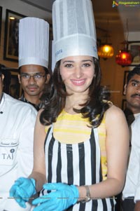 Tamannaah Cake Mixing Competitions