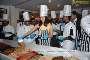 Tamannaah Cake Mixing Competitions