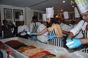 Tamannaah Cake Mixing Competitions