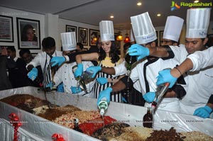 Tamannaah Cake Mixing Competitions