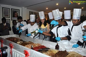 Tamannaah Cake Mixing Competitions