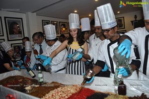 Tamannaah Cake Mixing Competitions