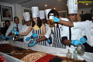 Tamannaah Cake Mixing Competitions