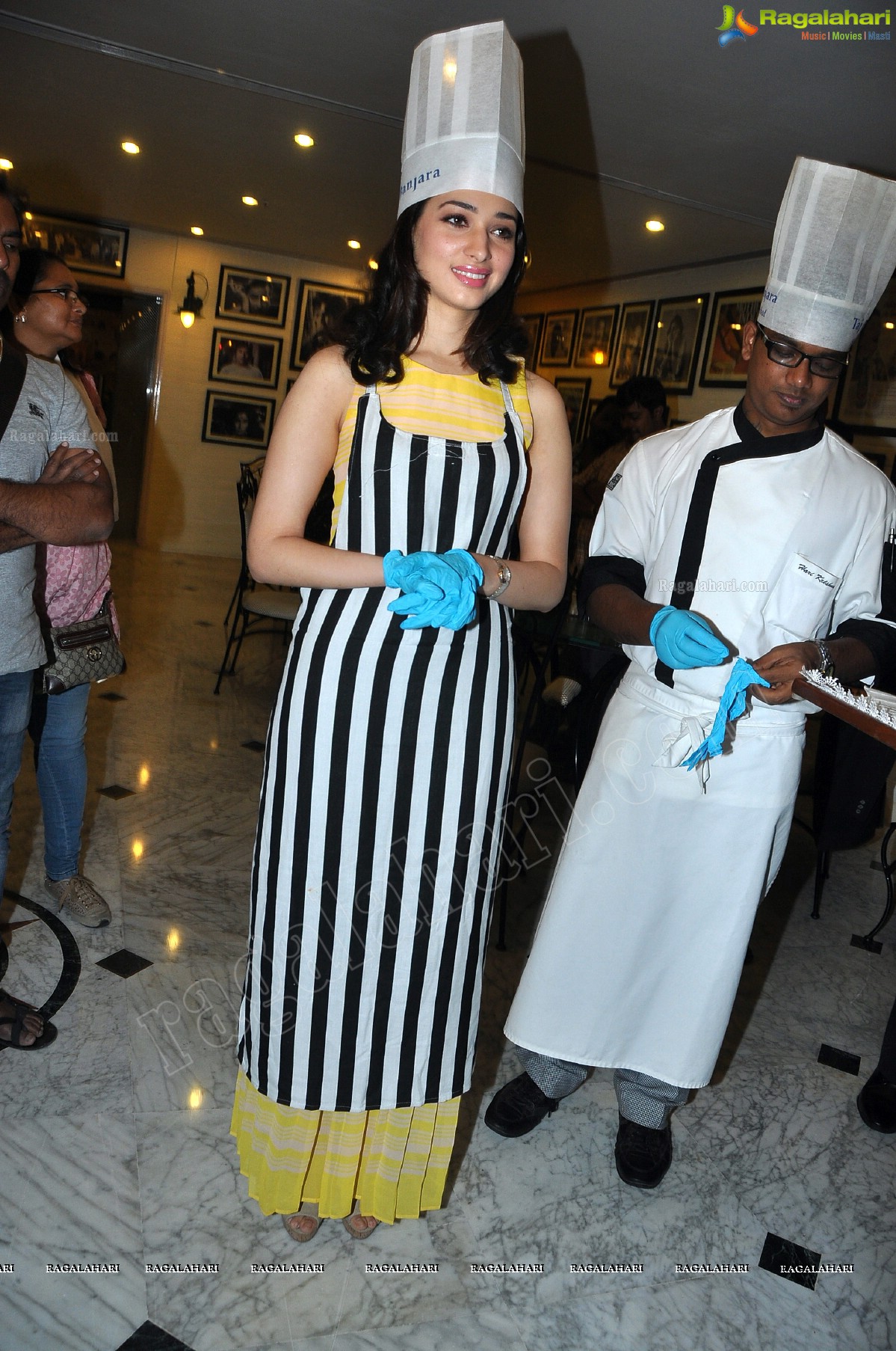 Tamannaah participates in Cake Mixing at Taj Banjara, Hyderabad