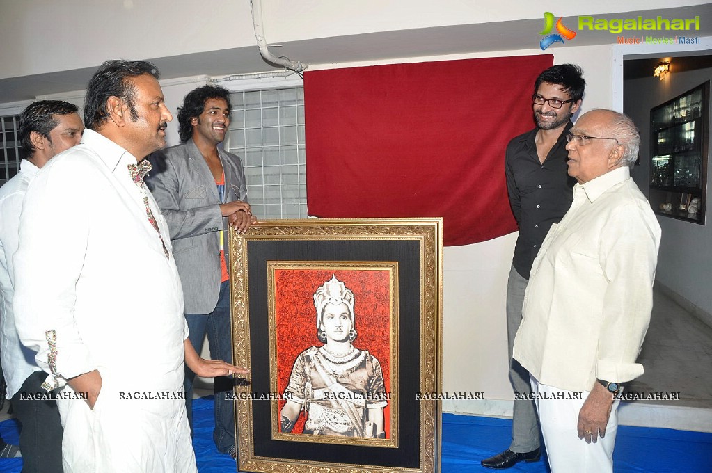 Mohan Babu gifts a big painting to ANR