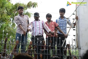 Srihari Fans at Srihari's House