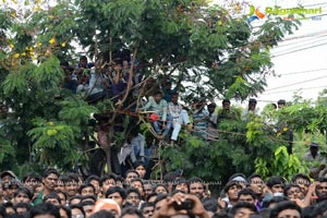 Srihari Fans at Srihari's House