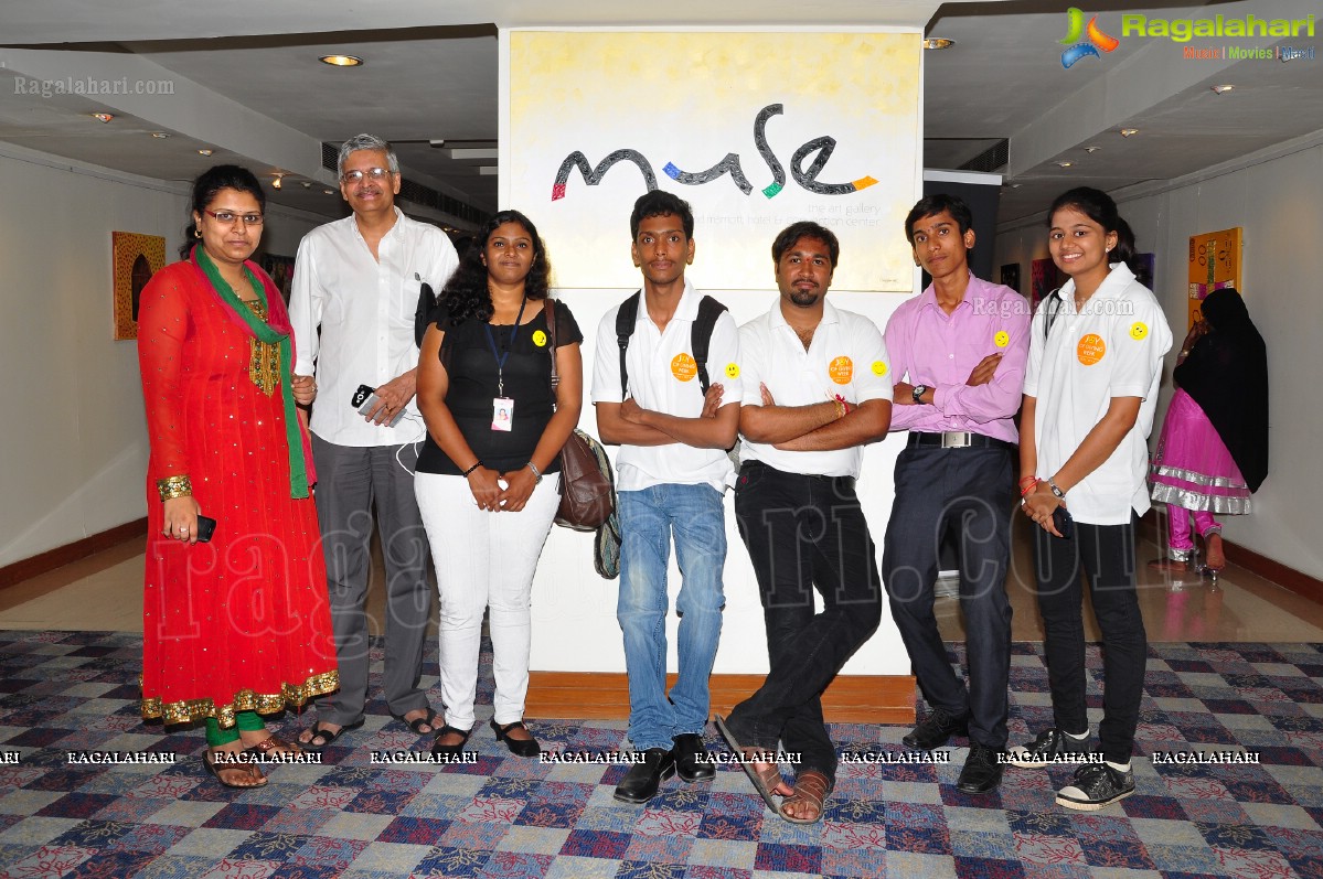 Art For A Cause: (Joy of Giving Week, 2013) at Muse Art Gallery, Hyderabad