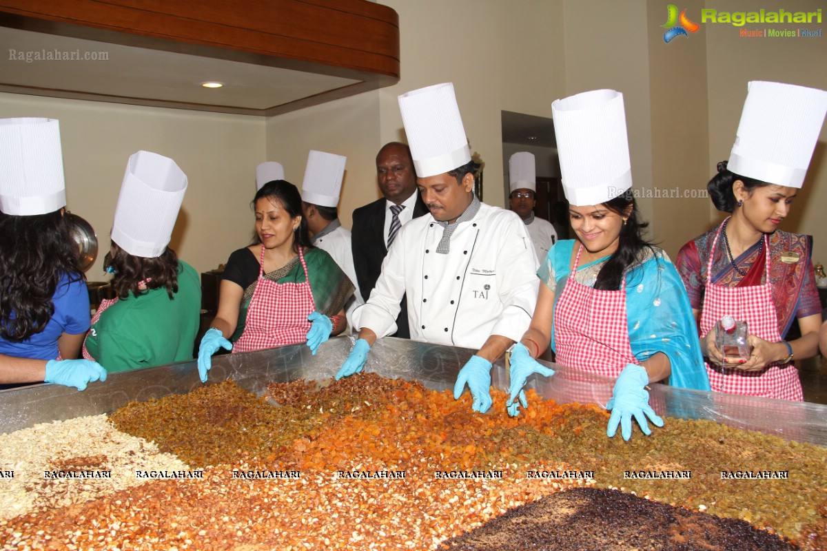 Cake Mixing Ceremony 2013 at Taj Krishna, Hyderabad