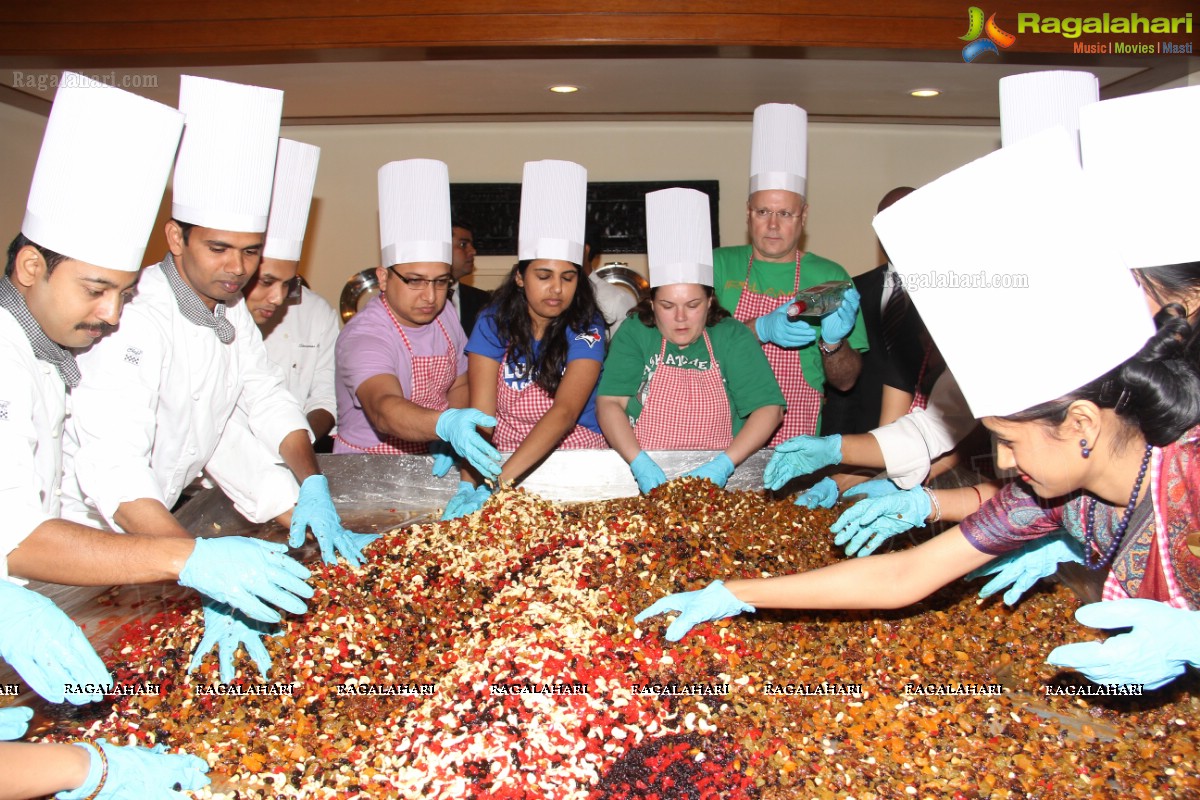 Cake Mixing Ceremony 2013 at Taj Krishna, Hyderabad