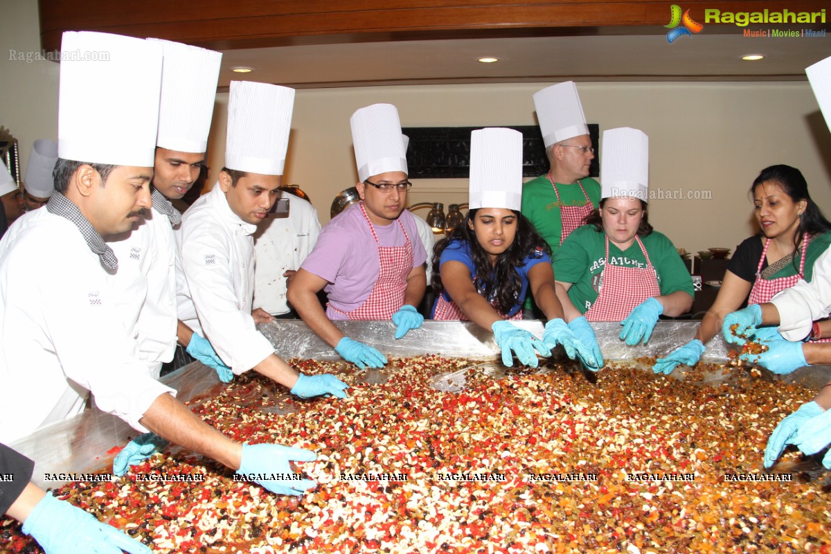 Cake Mixing Ceremony 2013 at Taj Krishna, Hyderabad