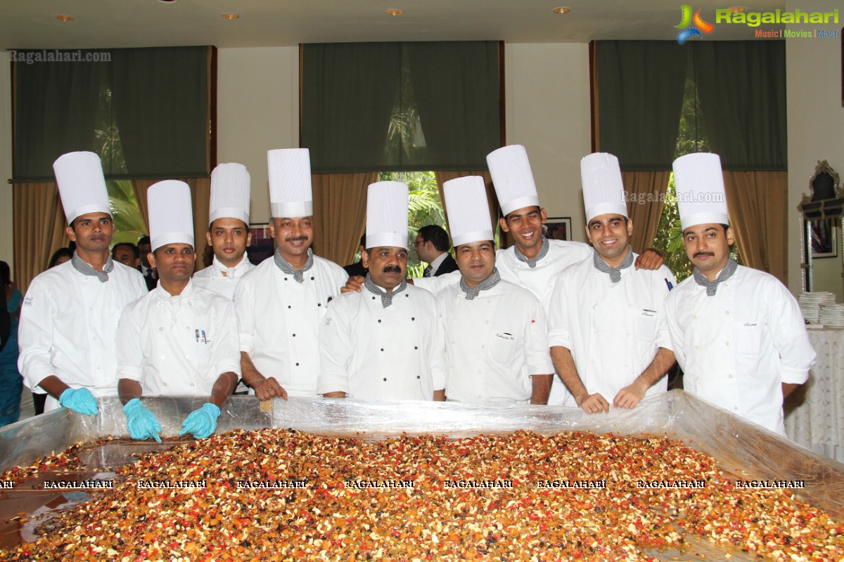 Cake Mixing Ceremony 2013 at Taj Krishna, Hyderabad