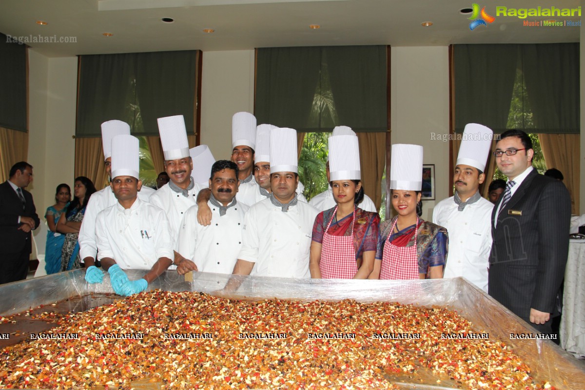 Cake Mixing Ceremony 2013 at Taj Krishna, Hyderabad