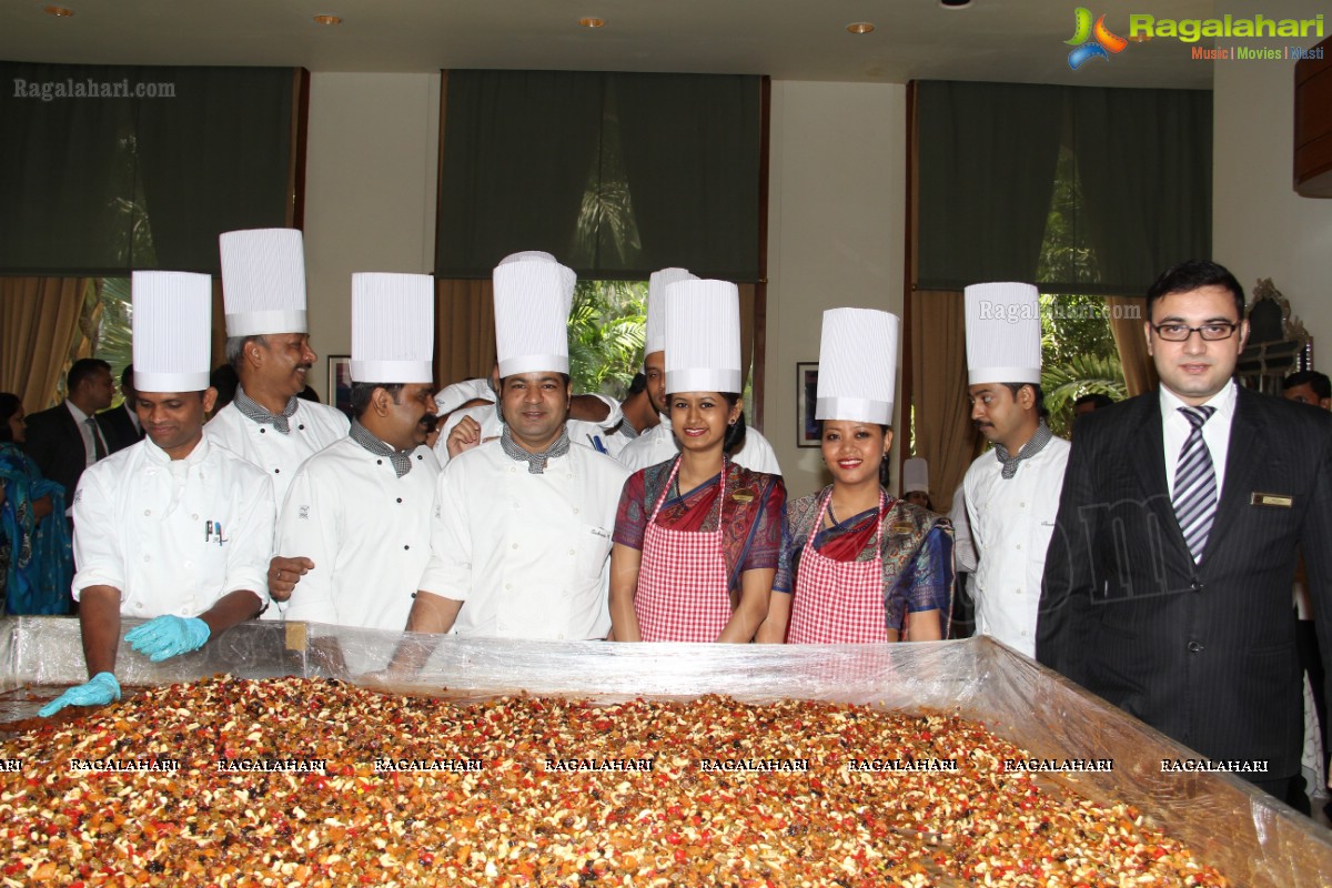 Cake Mixing Ceremony 2013 at Taj Krishna, Hyderabad