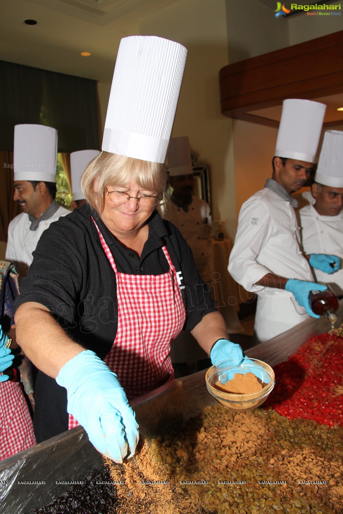 Cake Mixing Ceremony 2013 at Taj Krishna, Hyderabad