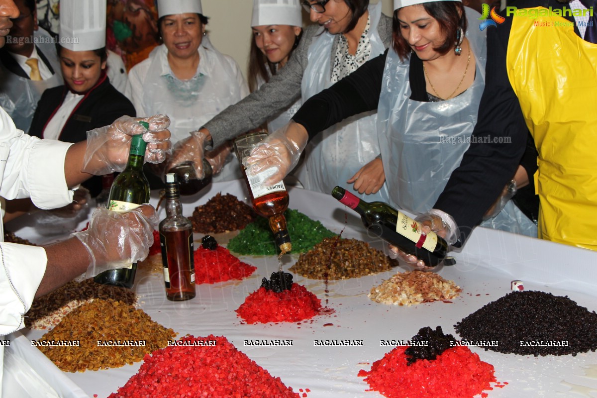 Christmas Cake Mixing Ceremony 2013 at Taj Deccan, Hyderabad