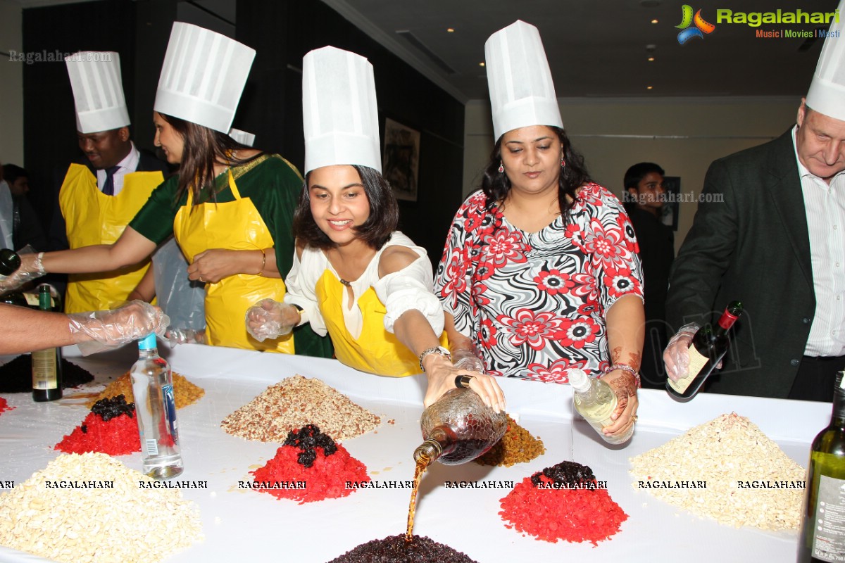 Christmas Cake Mixing Ceremony 2013 at Taj Deccan, Hyderabad