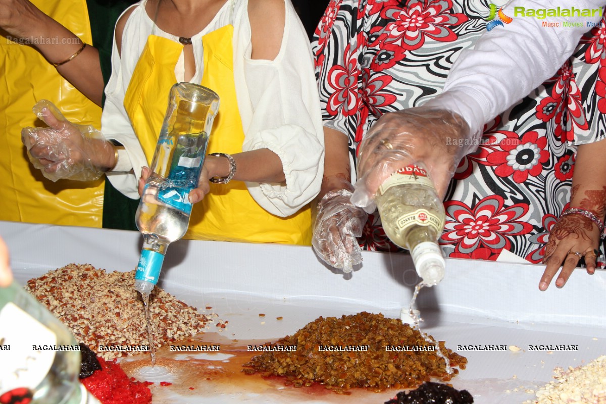 Christmas Cake Mixing Ceremony 2013 at Taj Deccan, Hyderabad