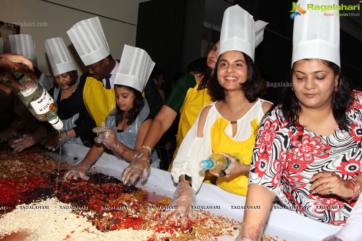 Christmas Cake Mixing Ceremony 2013 at Taj Deccan, Hyderabad