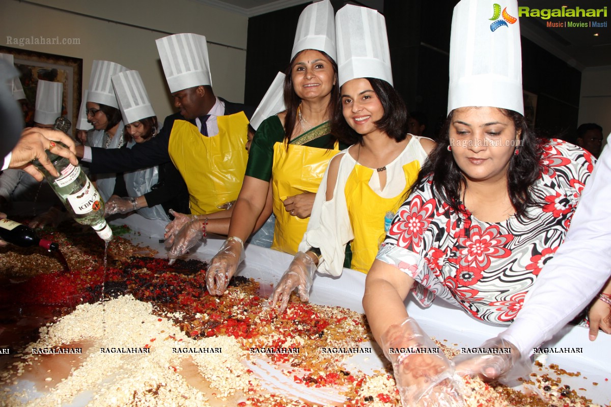 Christmas Cake Mixing Ceremony 2013 at Taj Deccan, Hyderabad