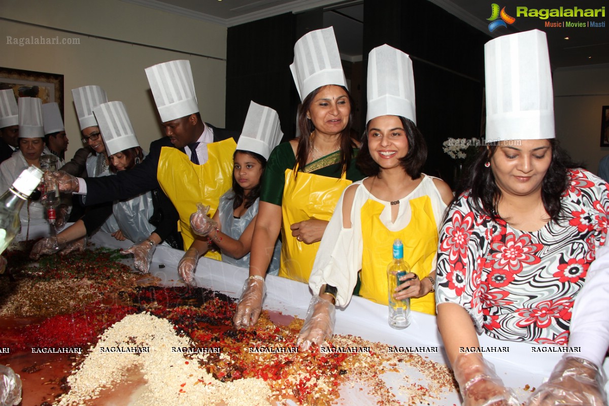 Christmas Cake Mixing Ceremony 2013 at Taj Deccan, Hyderabad