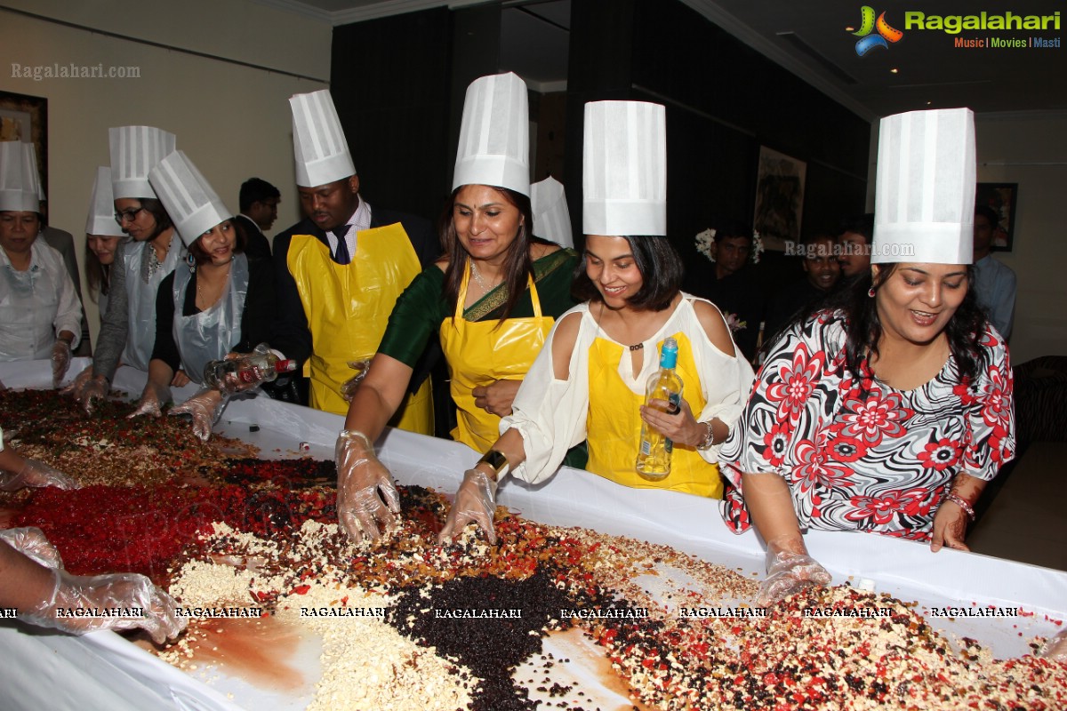 Christmas Cake Mixing Ceremony 2013 at Taj Deccan, Hyderabad