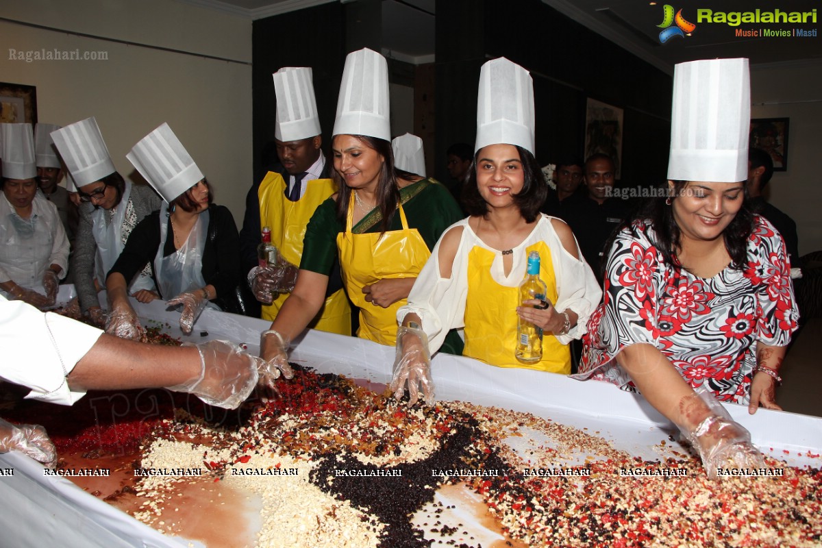 Christmas Cake Mixing Ceremony 2013 at Taj Deccan, Hyderabad