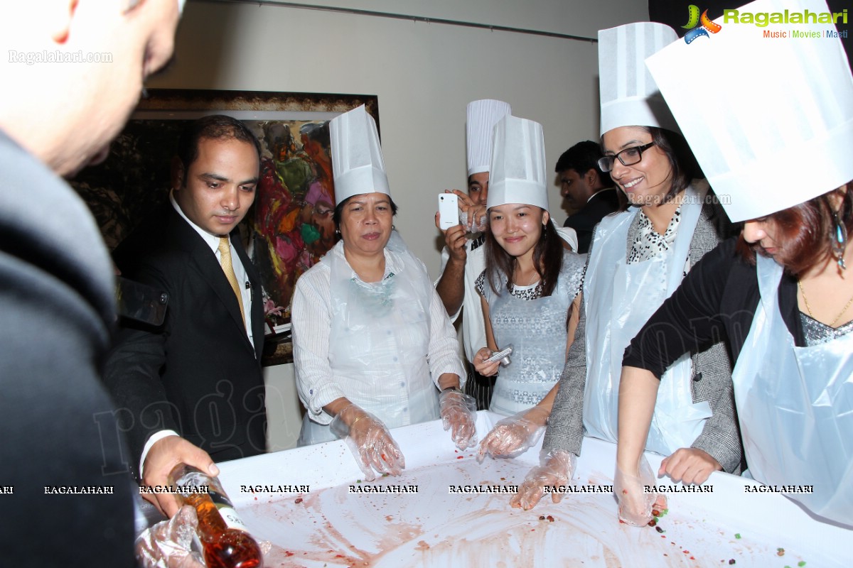 Christmas Cake Mixing Ceremony 2013 at Taj Deccan, Hyderabad