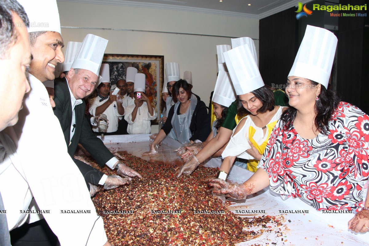 Christmas Cake Mixing Ceremony 2013 at Taj Deccan, Hyderabad