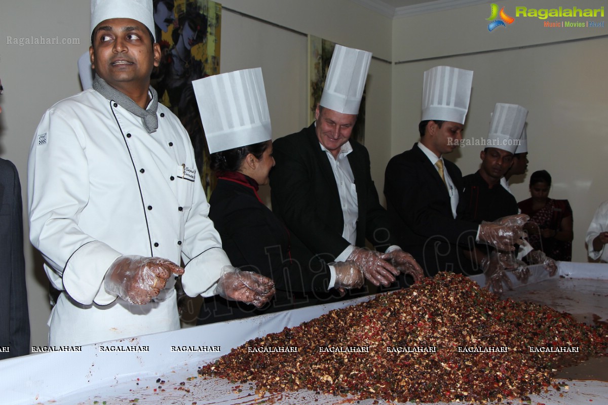 Christmas Cake Mixing Ceremony 2013 at Taj Deccan, Hyderabad