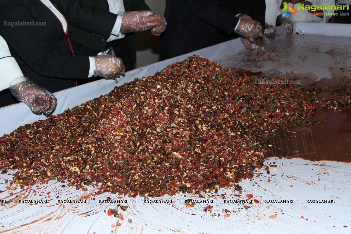 Christmas Cake Mixing Ceremony 2013 at Taj Deccan, Hyderabad