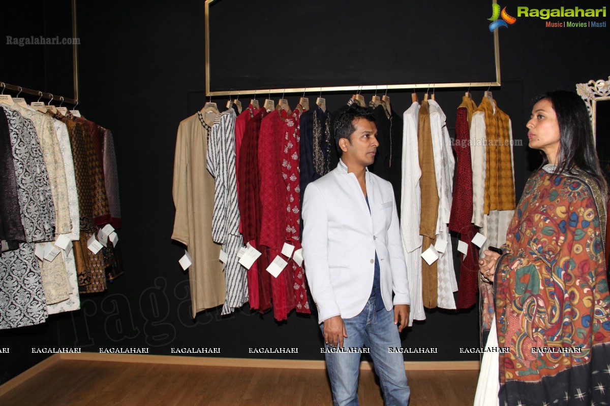 Celebrities & Socialites visits Vikram Phadnis Flagship Designer Studio in Hyderabad