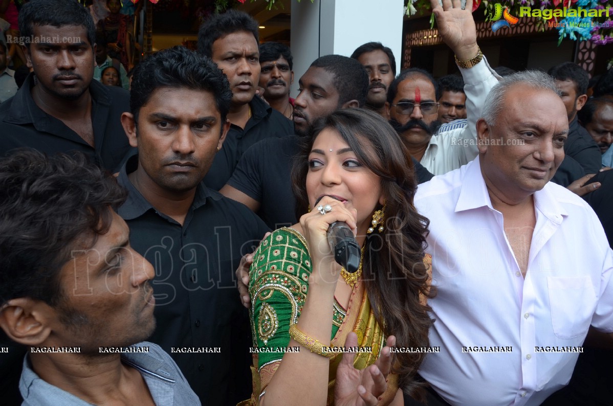 Kajal inaugurates Chennai Shopping Mall at Ameerpet, Hyderabad