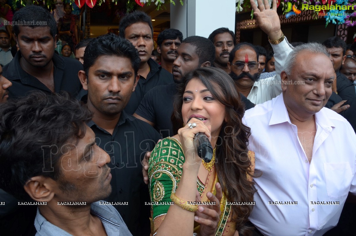 Kajal inaugurates Chennai Shopping Mall at Ameerpet, Hyderabad