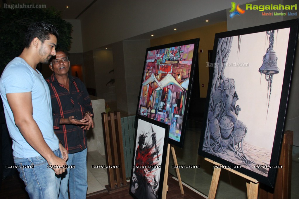 Hari Srinivas Paintings Exhibition at Lemon Tree, Hyderabad