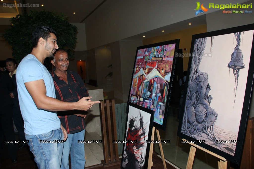 Hari Srinivas Paintings Exhibition at Lemon Tree, Hyderabad