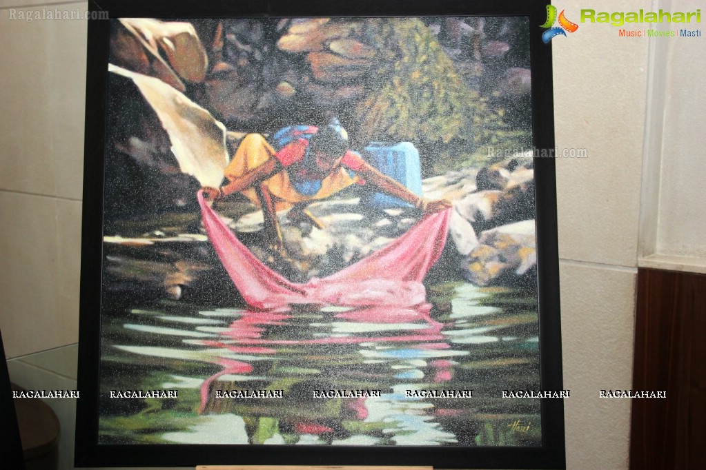 Hari Srinivas Paintings Exhibition at Lemon Tree, Hyderabad