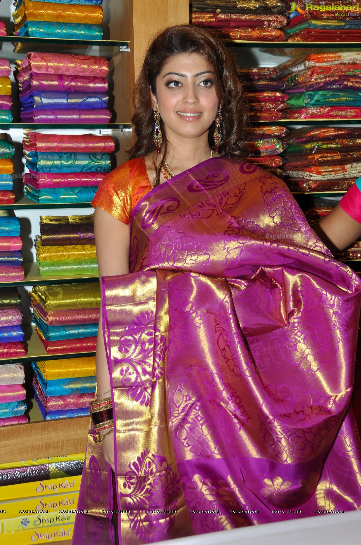 Pranitha Subhash launches RS Brothers at Ameerpet, Hyderabad