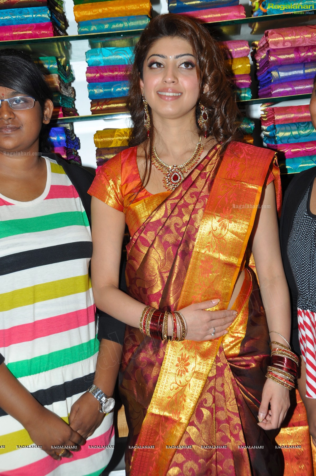Pranitha Subhash launches RS Brothers at Ameerpet, Hyderabad
