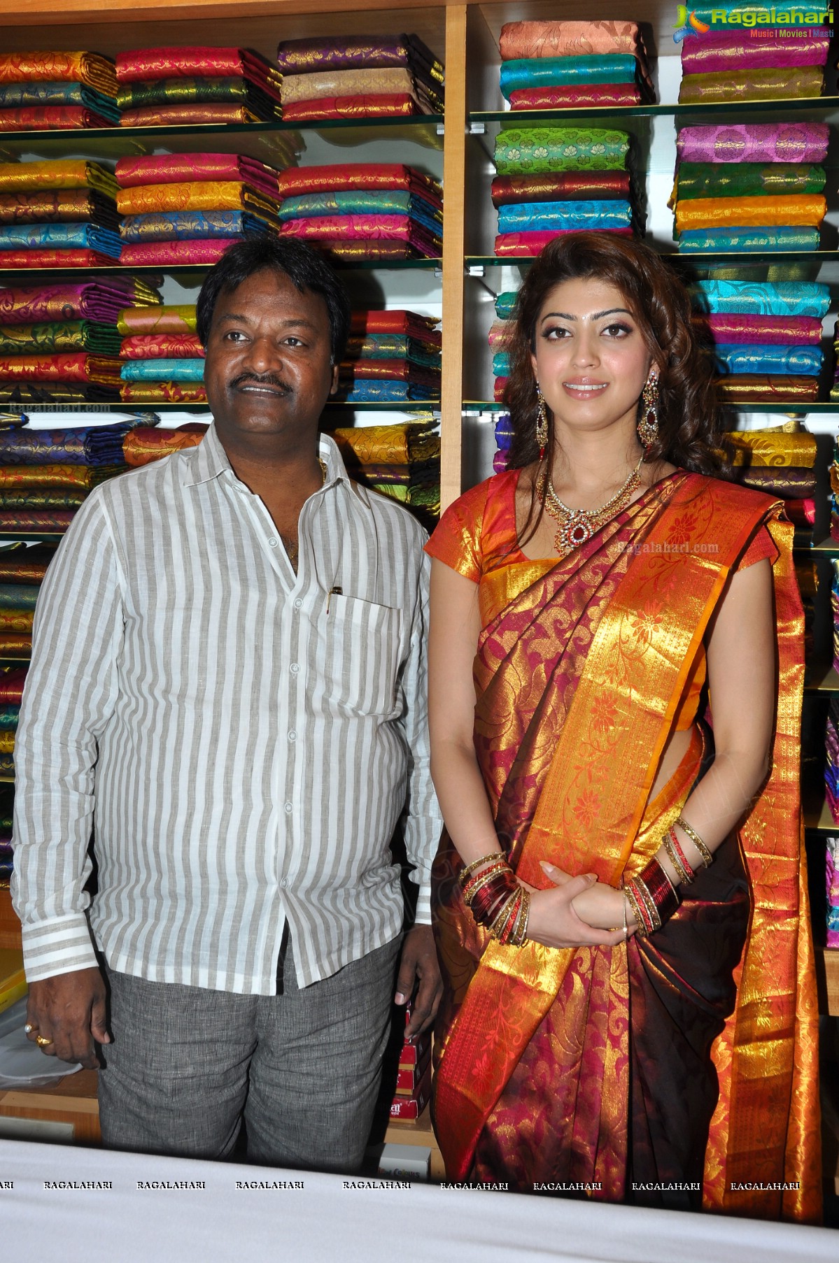 Pranitha Subhash launches RS Brothers at Ameerpet, Hyderabad
