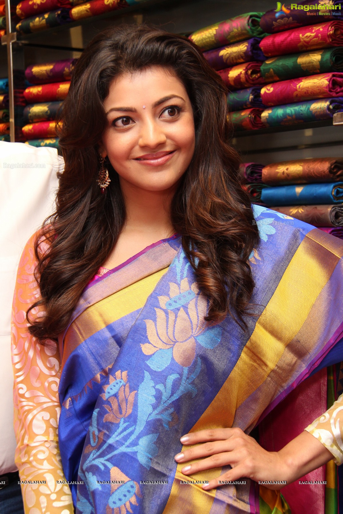 Kajal Aggarwal inagurates Kalanikethan at Kothapet, Hyderabad