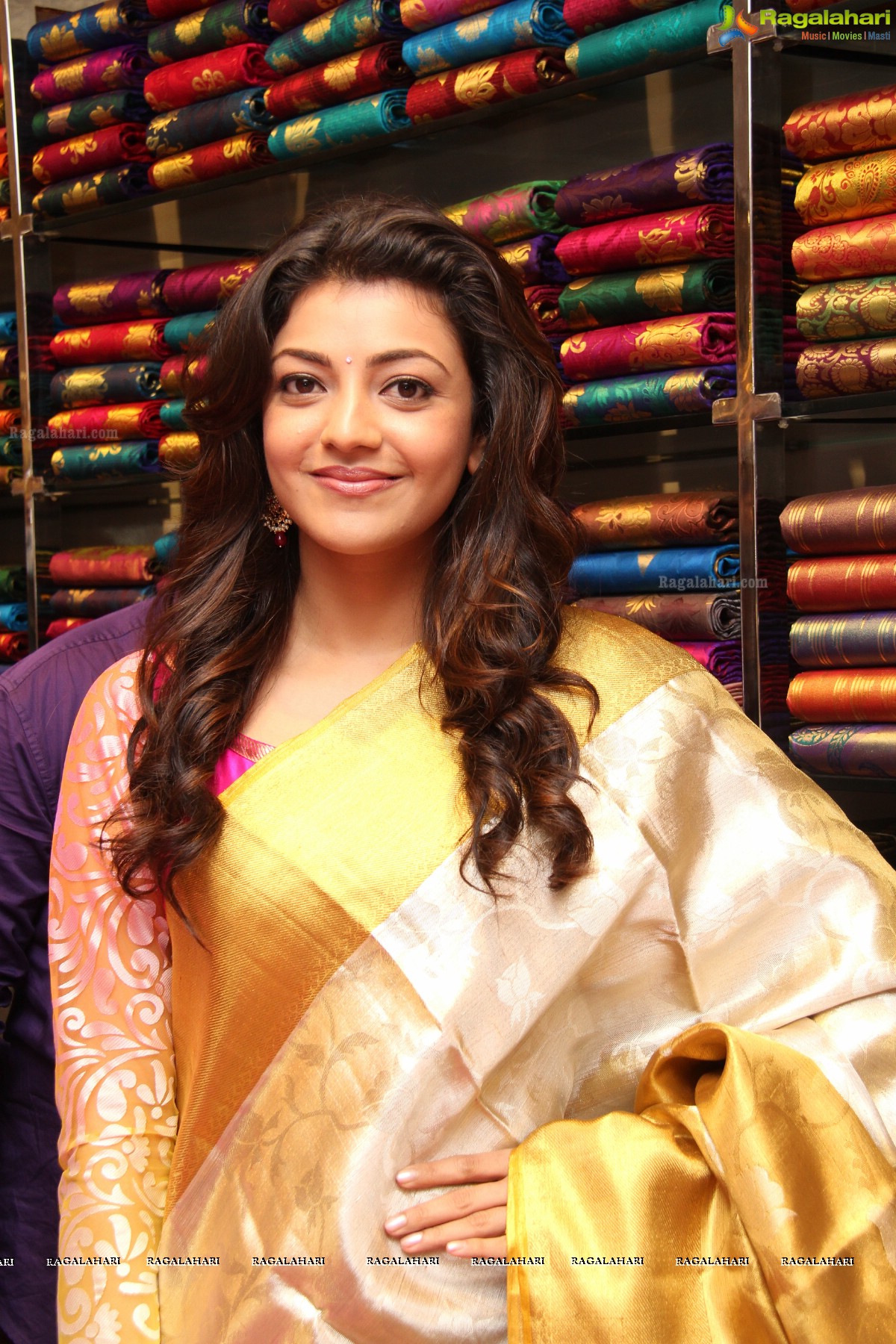 Kajal Aggarwal inagurates Kalanikethan at Kothapet, Hyderabad