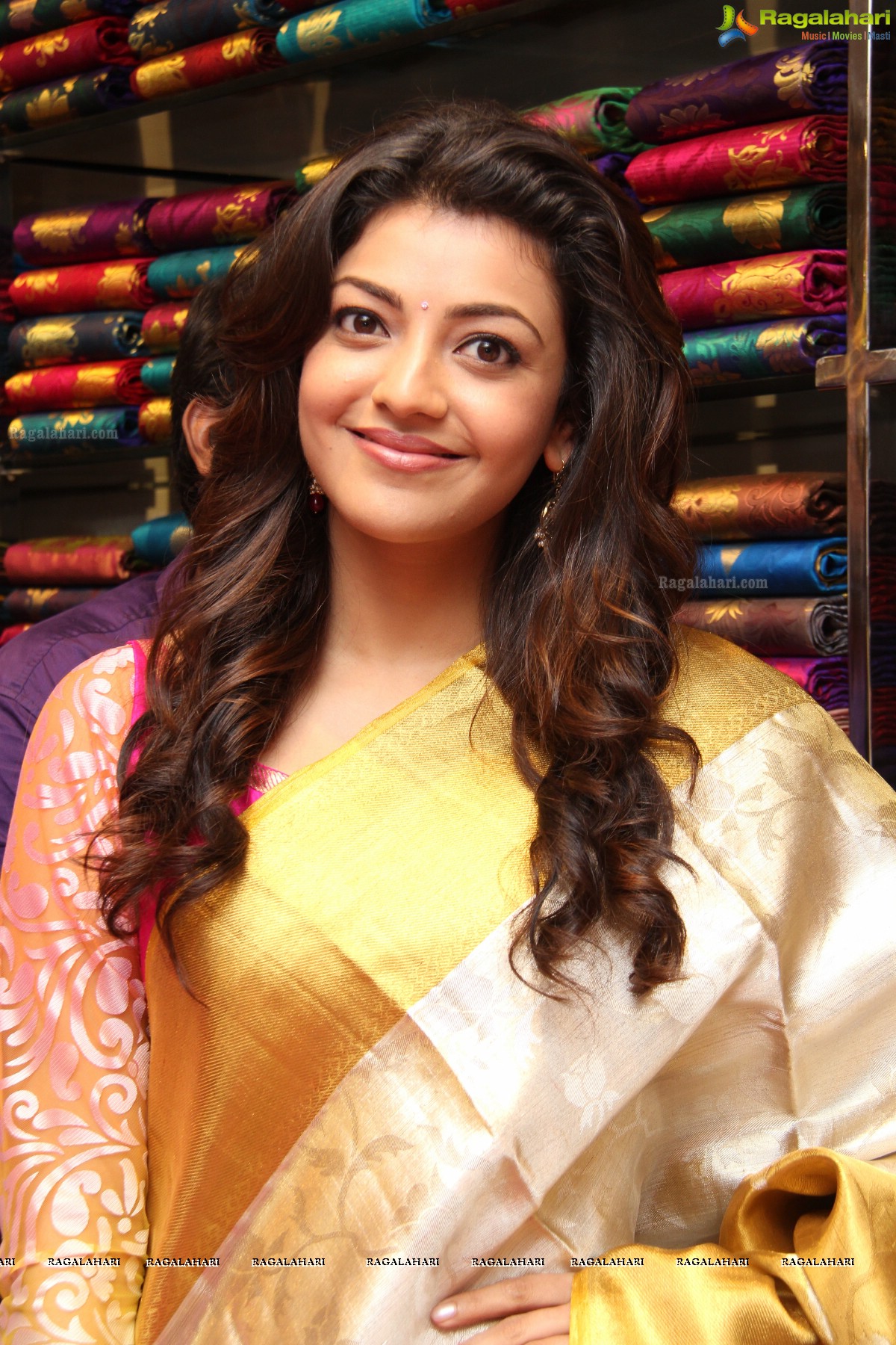 Kajal Aggarwal inagurates Kalanikethan at Kothapet, Hyderabad