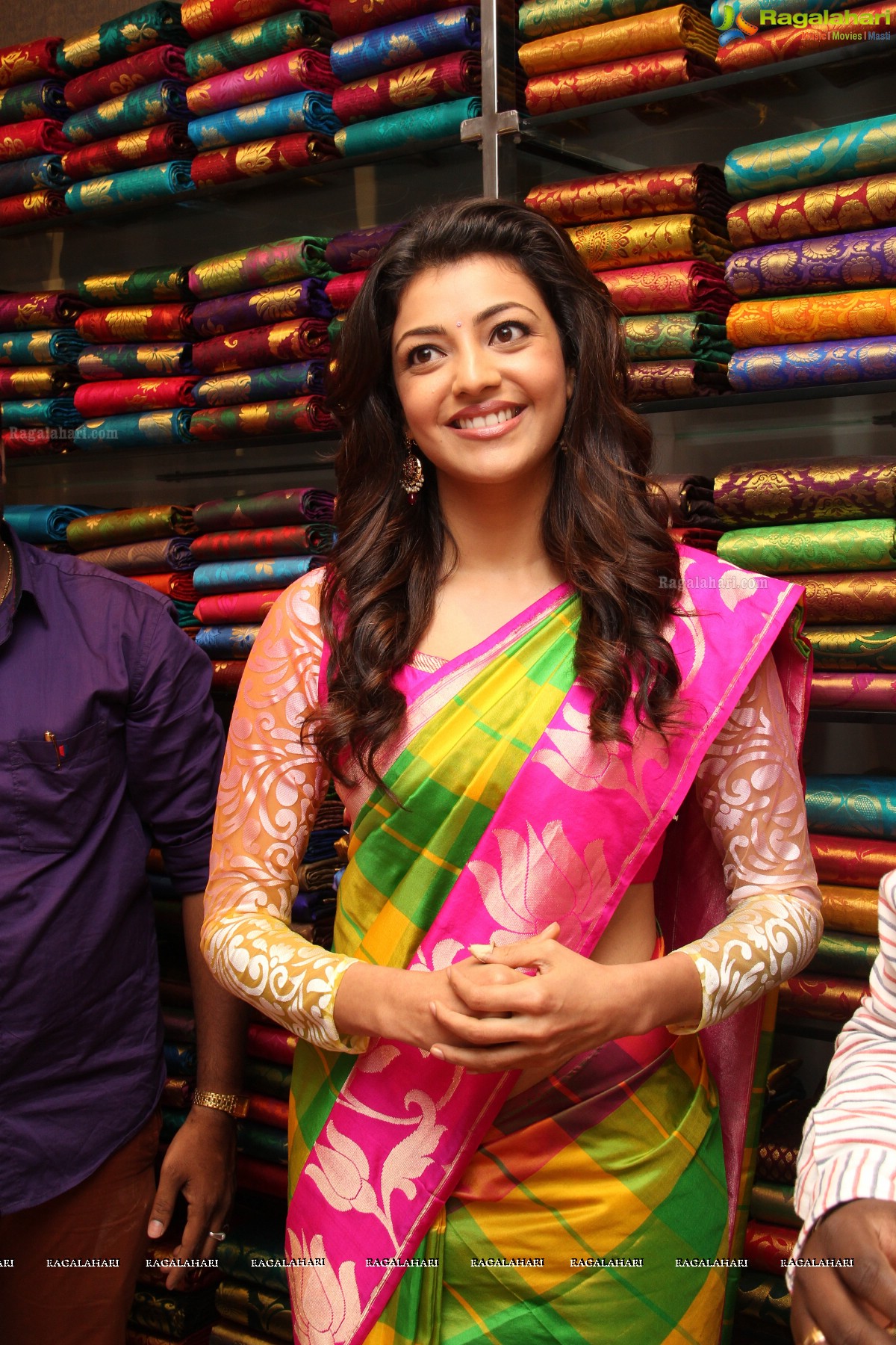 Kajal Aggarwal inagurates Kalanikethan at Kothapet, Hyderabad