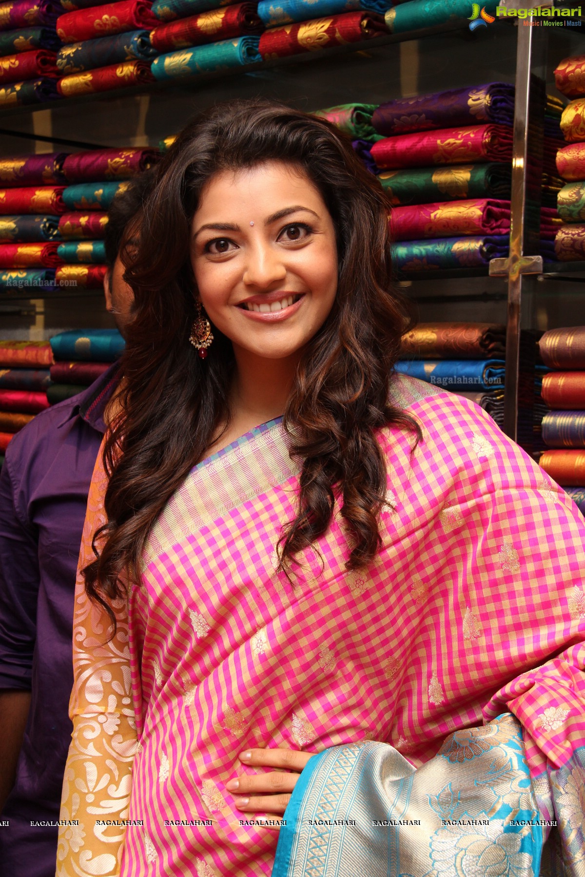 Kajal Aggarwal inagurates Kalanikethan at Kothapet, Hyderabad