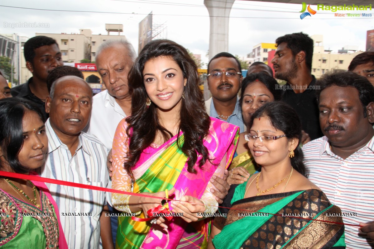 Kajal Aggarwal inagurates Kalanikethan at Kothapet, Hyderabad