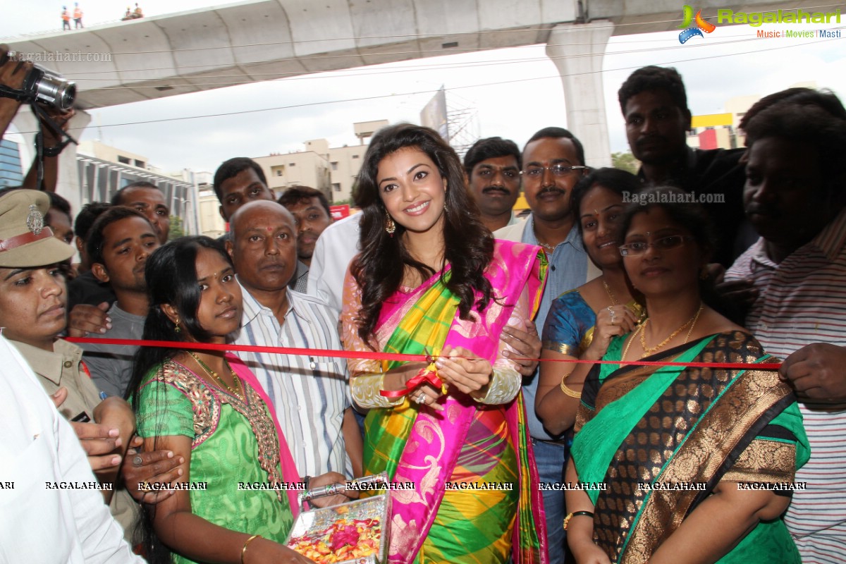 Kajal Aggarwal inagurates Kalanikethan at Kothapet, Hyderabad