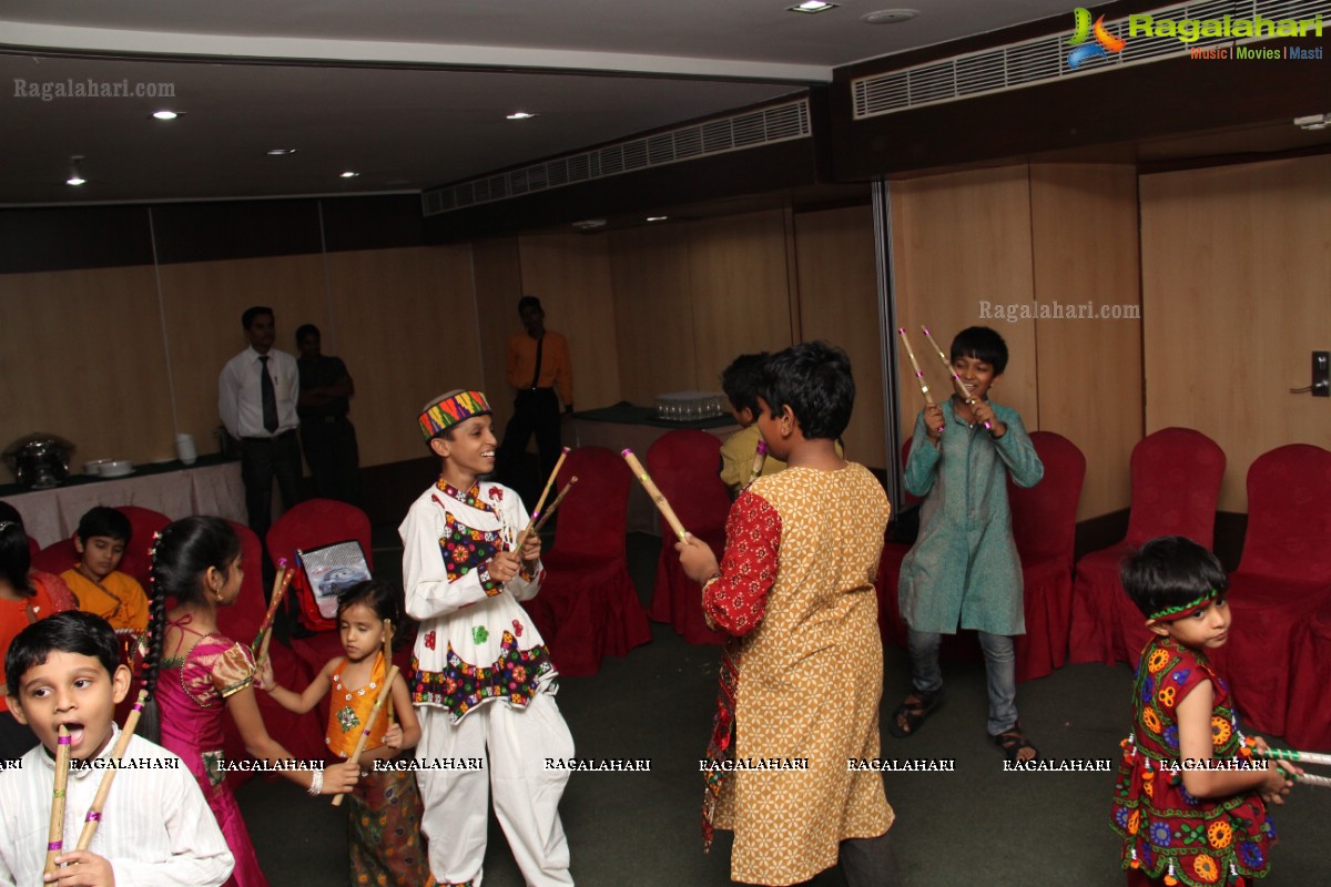 Learning Pitara Ameerpet's Dandiya Masti at Hotel Inner Circle, Hyderabad