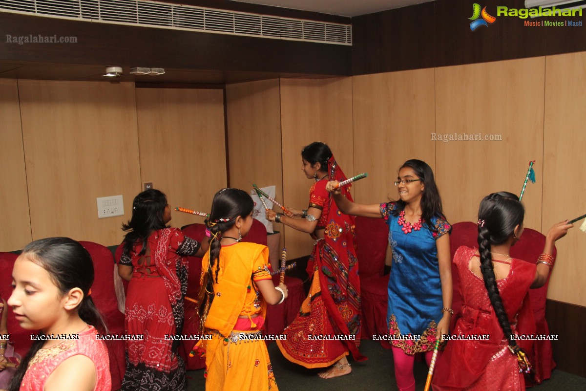 Learning Pitara Ameerpet's Dandiya Masti at Hotel Inner Circle, Hyderabad